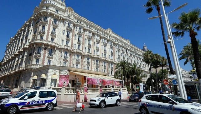 The Carlton, located on the French Riviera resort's famed Croisette waterfront promenade, has been housing a temporary exhibition of jewels from diamond specialist Leviev since 20 July The Carlton, located on the French Riviera resort's famed Croisette waterfront promenade, has been housing a temporary exhibition of jewels from diamond specialist Leviev since 20 July