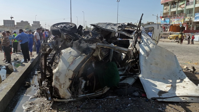 The bombs went off in predominantly Shia areas The bombs went off in predominantly Shia areas