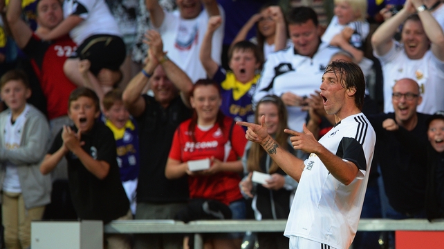 Swansea held a 5-1 lead from the first leg and advanced 6-3 on aggregate