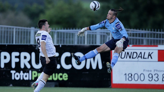 Richard Brush had a fine game against Bray
