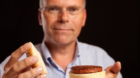 Lab-grown burger tasted in London Lab-grown burger tasted in London