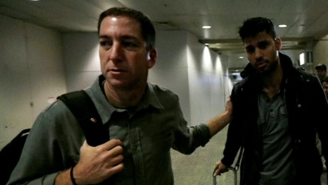 Glenn Greenwald (left) walks with his partner, David Miranda, in Rio de Janeiro airport (Pic: The Guardian) Glenn Greenwald (left) walks with his partner, David Miranda, in Rio de Janeiro airport (Pic: The Guardian)