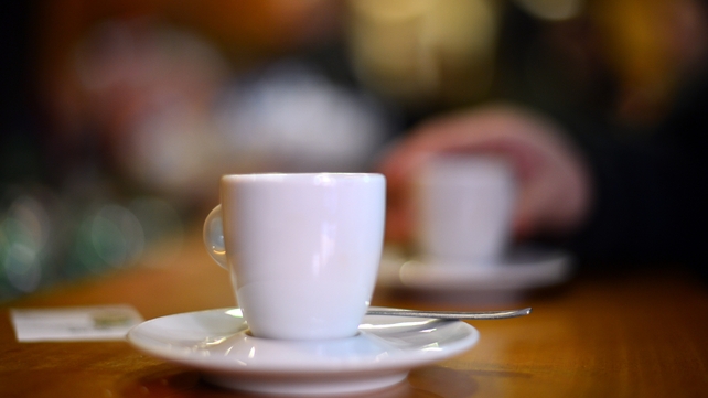 The seven tourists paid over €100 for four coffees and three liqueurs The seven tourists paid over €100 for four coffees and three liqueurs