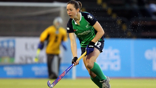 Lisa Jacob missed a chance to level things with a penalty for Ireland