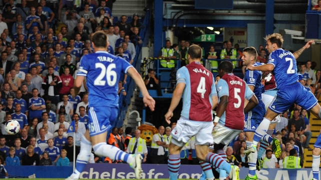 Branislav Ivanovic heads home Chelsea's winner