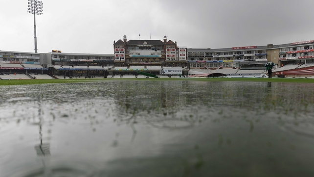 Rain was present at the scheduled start time of 11am and did not let up for any significant period