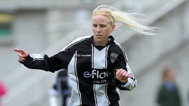 Caroline Thorpe opened the scoring for Raheny against DLR Waves