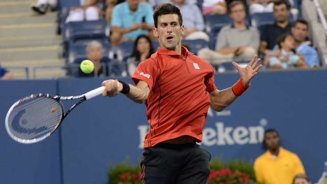 Novak Djokovic made short work of his first round match with Ricardas Berankis