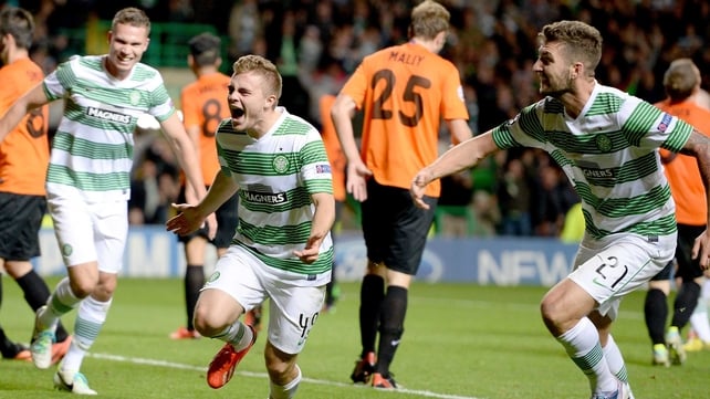 James Forrest struck late to secure Celtic's passage