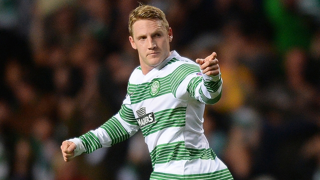 Kris Commons scored Celtic's first goal at St Johnstone