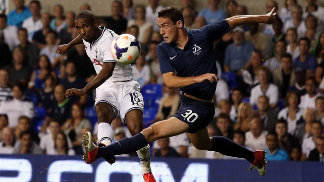 Jermain Defoe opened the scoring at White Hart Lane in the 40th minute