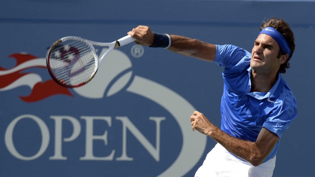 Roger Federer has won both his matches at Flushing Meadows in straight sets