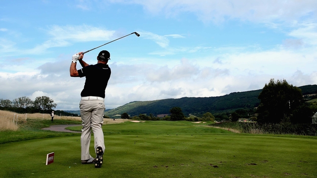 Paul McGinley is leading by example at the Wales Open on the 2010 Ryder Cup course