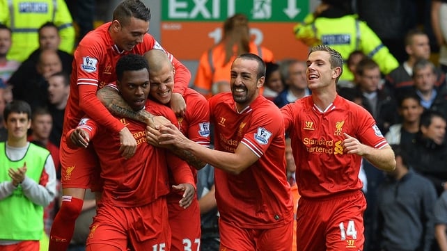 Daniel Sturridge put Liverpool ahead in the fourth minute