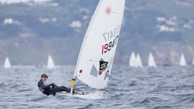 Annalise Murphy enjoying familiar conditions in Dublin Bay
