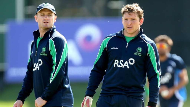 William Porterfield and Gary Wilson in training this afternoon
