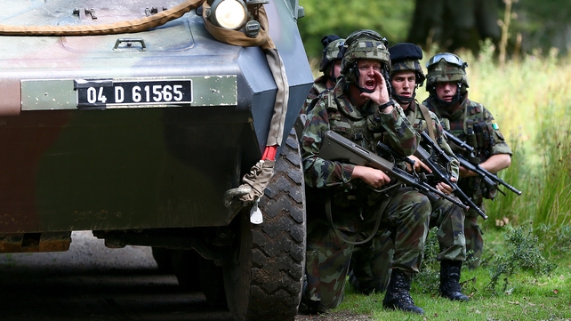 115 soldiers will spend six months on duty in Syria (Picture: Defence Forces) 115 soldiers will spend six months on duty in Syria (Picture: Defence Forces)