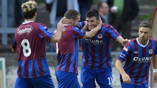 Killian Brennan's third-minute strike was enough to put the Saints back on top of the table