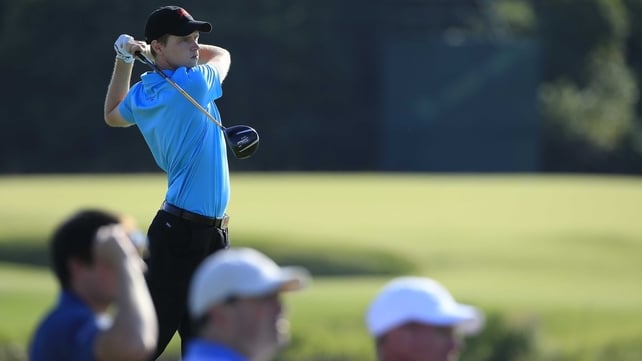 Ireland's Kevin Phelan (pictured) enjoyed wins in both the foursomes and singles on the final day of competition at the two-day Walker Cup