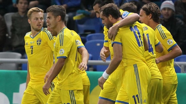 Sweden now have 17 points, while Ireland are on 11 ahead of their match with Austria