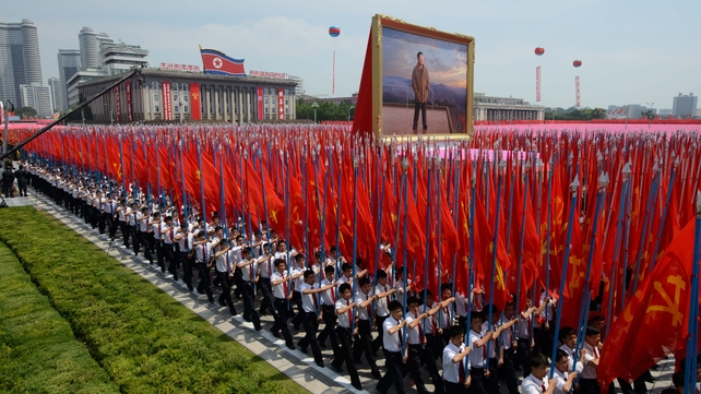North Korea has fired 30 short-range rockets into the sea off the east of the Korean peninsula North Korea has fired 30 short-range rockets into the sea off the east of the Korean peninsula