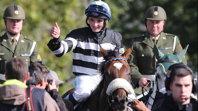 Chris Hayes and Voleuse de Coeurs after winning the last Classic of the season