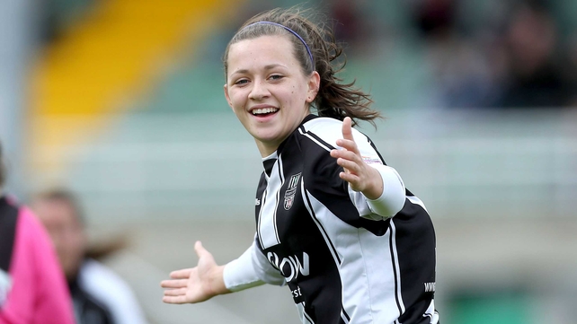 Katie McCabe was on the scoresheet for champions Raheny United