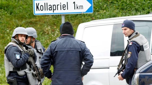 The body was discovered at a farmhouse where the suspect lived in the province of Lower Austria The body was discovered at a farmhouse where the suspect lived in the province of Lower Austria