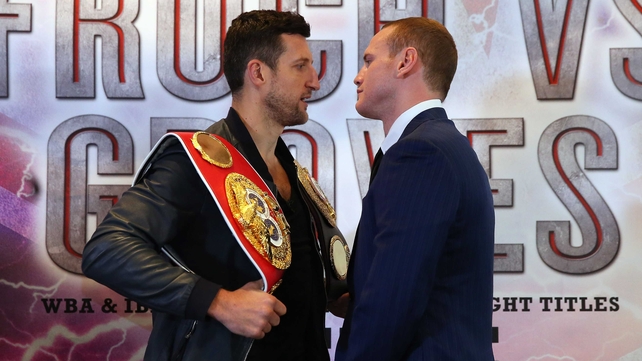 Carl Froch and George Groves face off ahead of their November bout