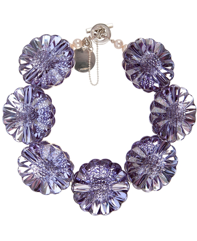 Arnotts Melissa Curry Reflective Floral Neckpiece laced with Pearls ...