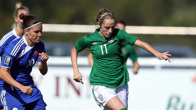 Julie-Anne Russell gave Ireland the lead early in the second half