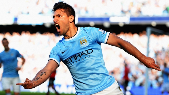 Sergio Aguero looks set to miss Manchester City's trip to Aston Villa