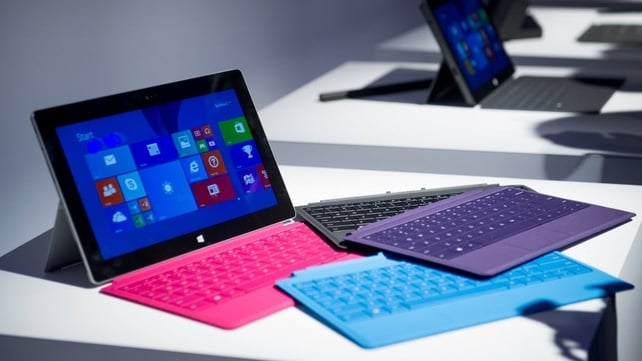 Sales of Microsoft's Surface tablet have begun to pick up but remain low compared with its rivals Sales of Microsoft's Surface tablet have begun to pick up but remain low compared with its rivals