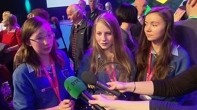 The Cork students won the Irish competition in January The Cork students won the Irish competition in January