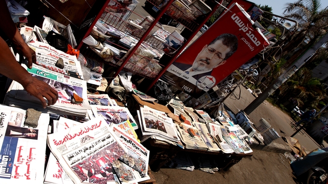 The newspaper had tried to promote support for Mohammed Mursi The newspaper had tried to promote support for Mohammed Mursi