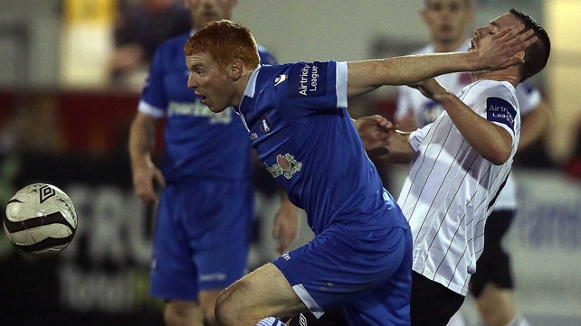 Rory Gaffney's brace was a major blow to Dundalk's title aspirations
