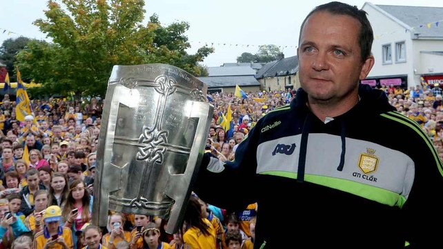 Davy Fitzgerald in his home town Sixmilebridge this evening