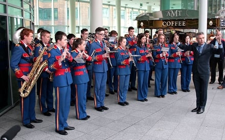 The Artane Band at Connolly station