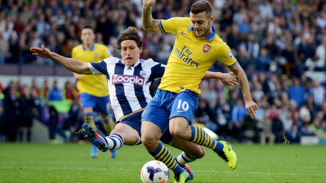 Jack Wilshere levelled the game for the Gunners