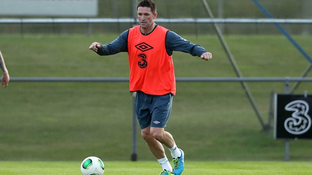 Robbie Keane may not earn his 130th Republic of Ireland cap against Germany on Friday