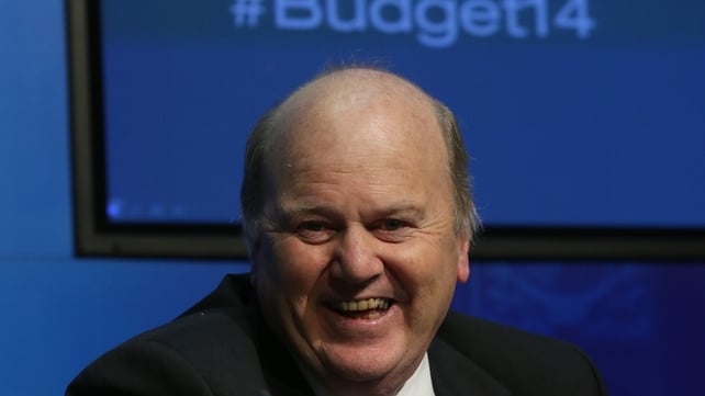 Michael Noonan outlined the Budget on 15 October Michael Noonan outlined the Budget on 15 October
