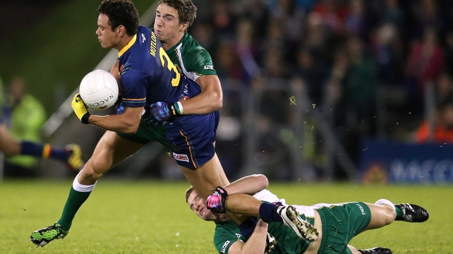 Ireland won three of the four quarters in Breffni Park