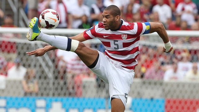 Oguchi Onyewu in action against Cuba during a CONCACAF Gold Cup match