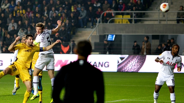 Jan Vertonghen headed the north Londoners ahead after just 12 minutes