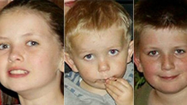 Saoirse, Conor and Soren O'Shea were killed in the crash Saoirse, Conor and Soren O'Shea were killed in the crash