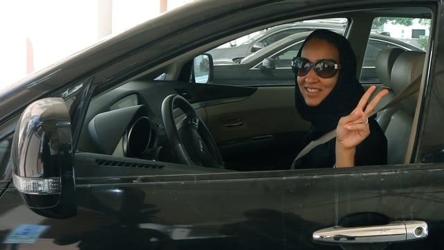 Saudi activist Manal Al Sharif, who now lives in Dubai shows support for today's protest day against the ban on women driving in Saudi Arabia Saudi activist Manal Al Sharif, who now lives in Dubai shows support for today's protest day against the ban on women driving in Saudi Arabia