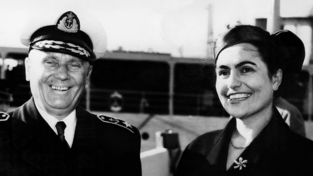 Jovanka Broz with her husband Marshal Tito in 1955 Jovanka Broz with her husband Marshal Tito in 1955