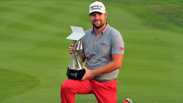 Ryan Moore with the trophy in Kuala Lumpur