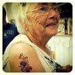 Tattoo at 80 years of age