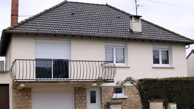 The home where the baby's family live in Terrasson, France The home where the baby's family live in Terrasson, France